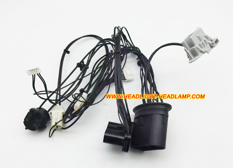 VW Touareg Headlight Assembly Inside Lamp Wire Wiring Harness Cable Loom Plug Trunk Wireing Kits 