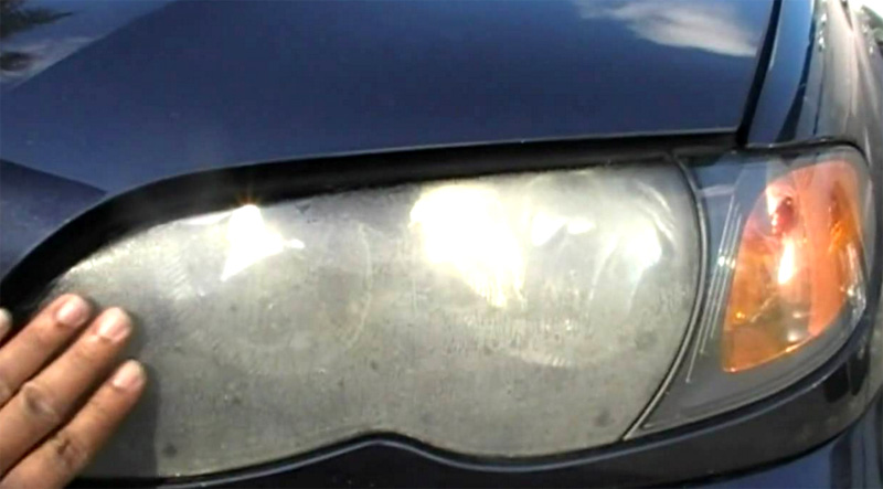 Headlight Lens Cover Plastic Foggy