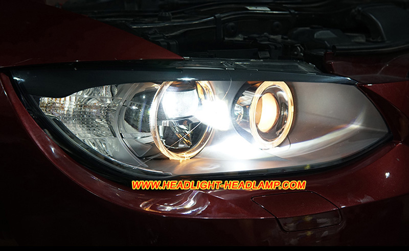 Aftermarket LED Laser Light Projector Retrofit Original HID Bi-Xenon Headlamp 