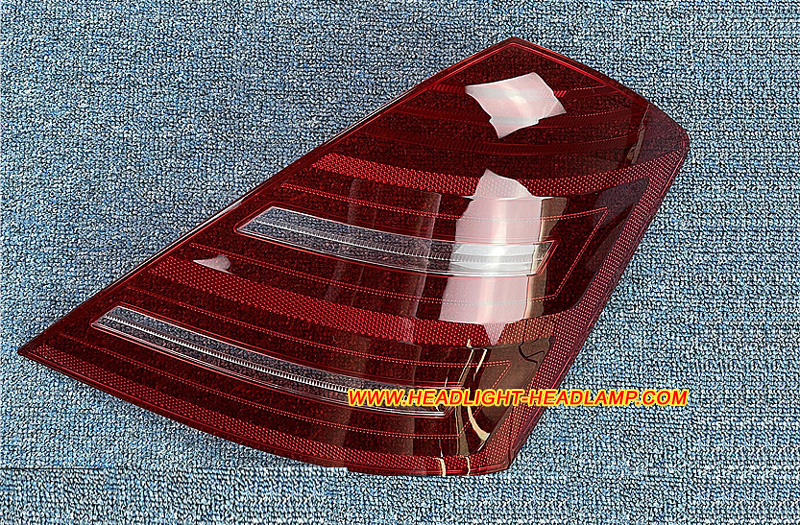 2010-2013 Mercedes-Benz S-Class W221 Facelift S250 S280 S300L S320 S350 S400 S420 S450 S500 S600 S600P S65 S63 Tail light Lens Cover Crack Broken Plastic Lenses Covers Repair Repalcement