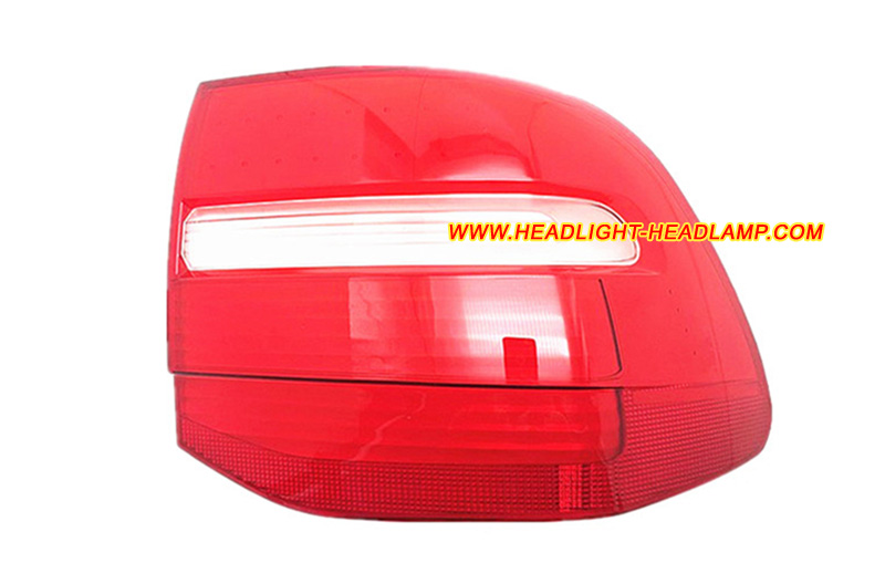 2008-2010 Porsche Cayenne GTS Turbo Tail light Lens Cover Crack Broken Plastic Lenses Covers Repair Repalcement