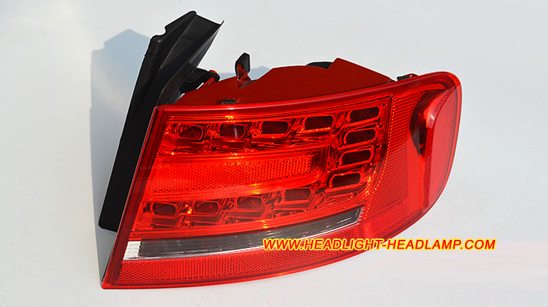 2008-2012 A4 B8 Outer Tail Lights Brake Parking Lamps Assembly Taillight Lens Replacement Repair Sale